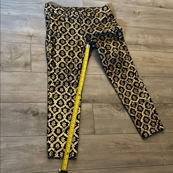 Old Navy Black and Gold Geometric Straight Leg Jumpsuit - Picture 9 of 16